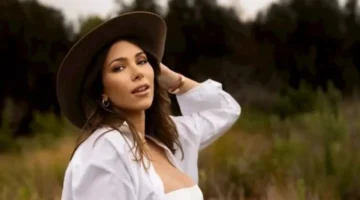 ببطن مكشوف.. لقطات توثق استعدادات دانييلا رحمة لاستقبال مولودها الأول وسط الطبيعة